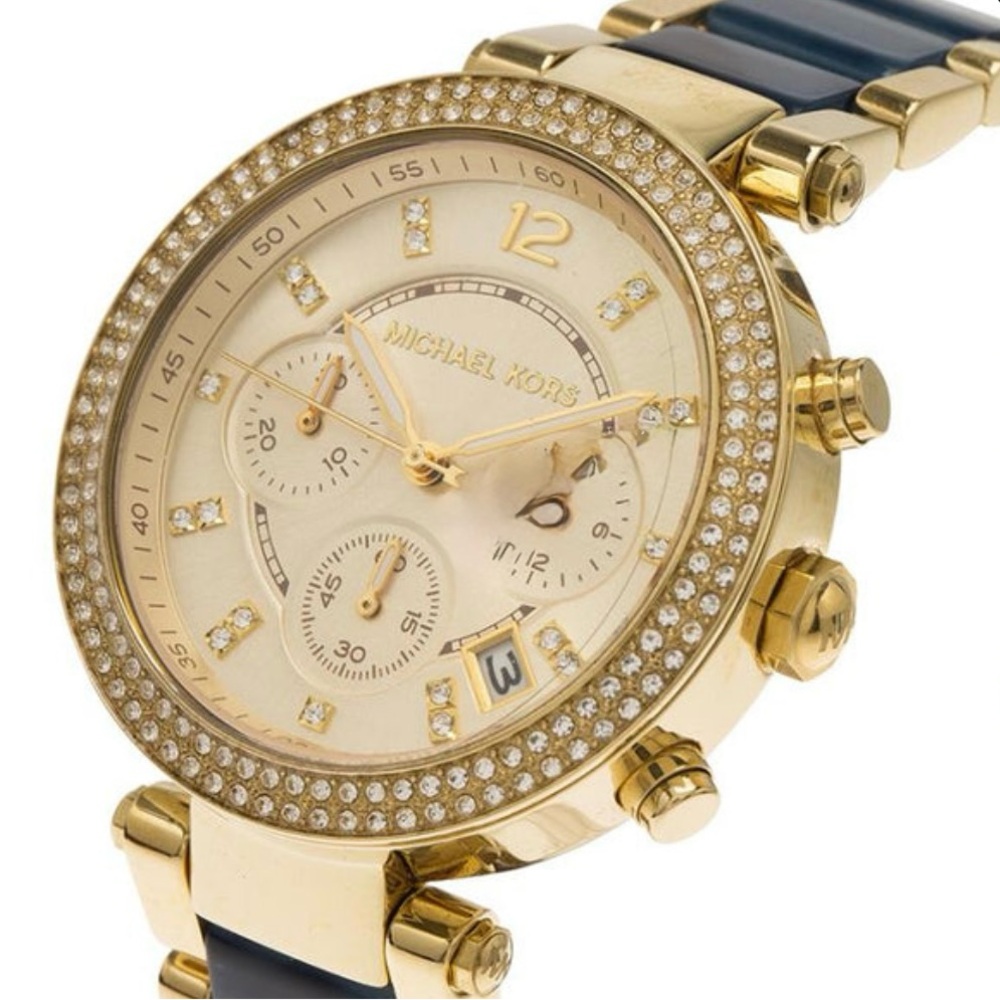 Michael Kors Gold and Black Women's Watch